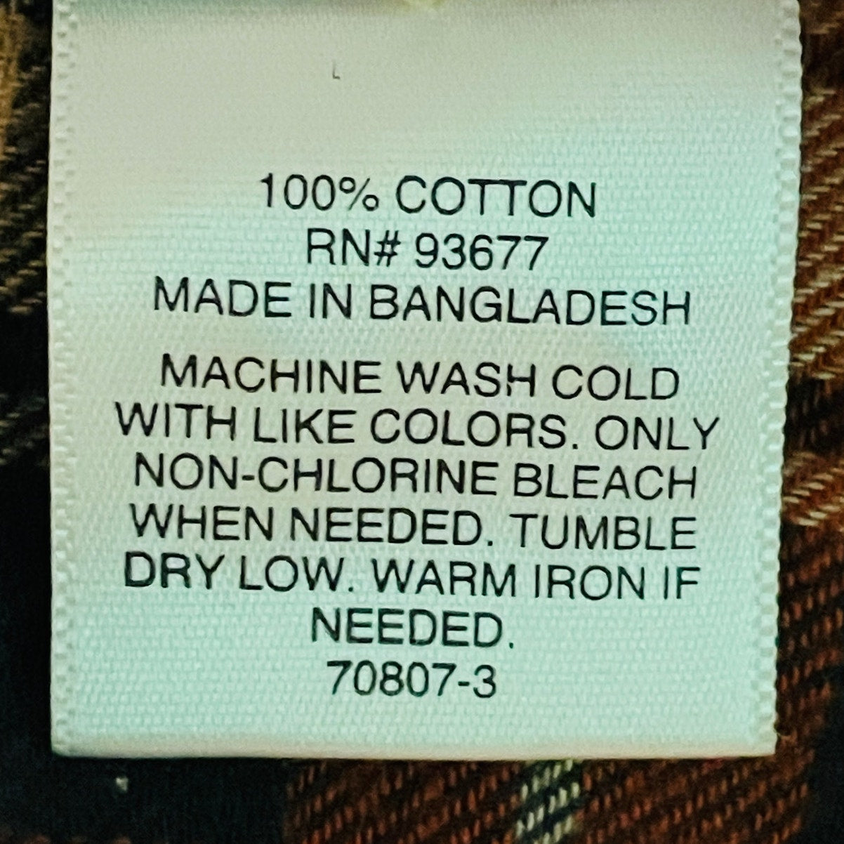 Arizona Juniors Cropped Long Sleeve Flannel Top with Pockets – Orange, Size Large