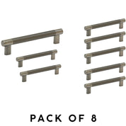 Amerock Bronx 6-5/16 in (160 mm) Center-to-Center Gunmetal Cabinet Pull – Pack of 8