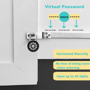 Decruil Digital Padlock with Code – Weatherproof Combination Lock for Outdoor Gate, Fence, Locker, or Smart Home Use