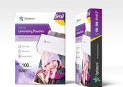 Optiazure Thermal Laminating Pouches – 9" x 11.5" – 5mil – 100-Pack – Clear Letter Size Sheets – Durable Plastic for Documents & Photos