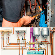 90° Elbow Copper Pipe Fitting – 3/8" ID Short Turn Welding Connectors for HVAC & Air Conditioning (Pack of 6)