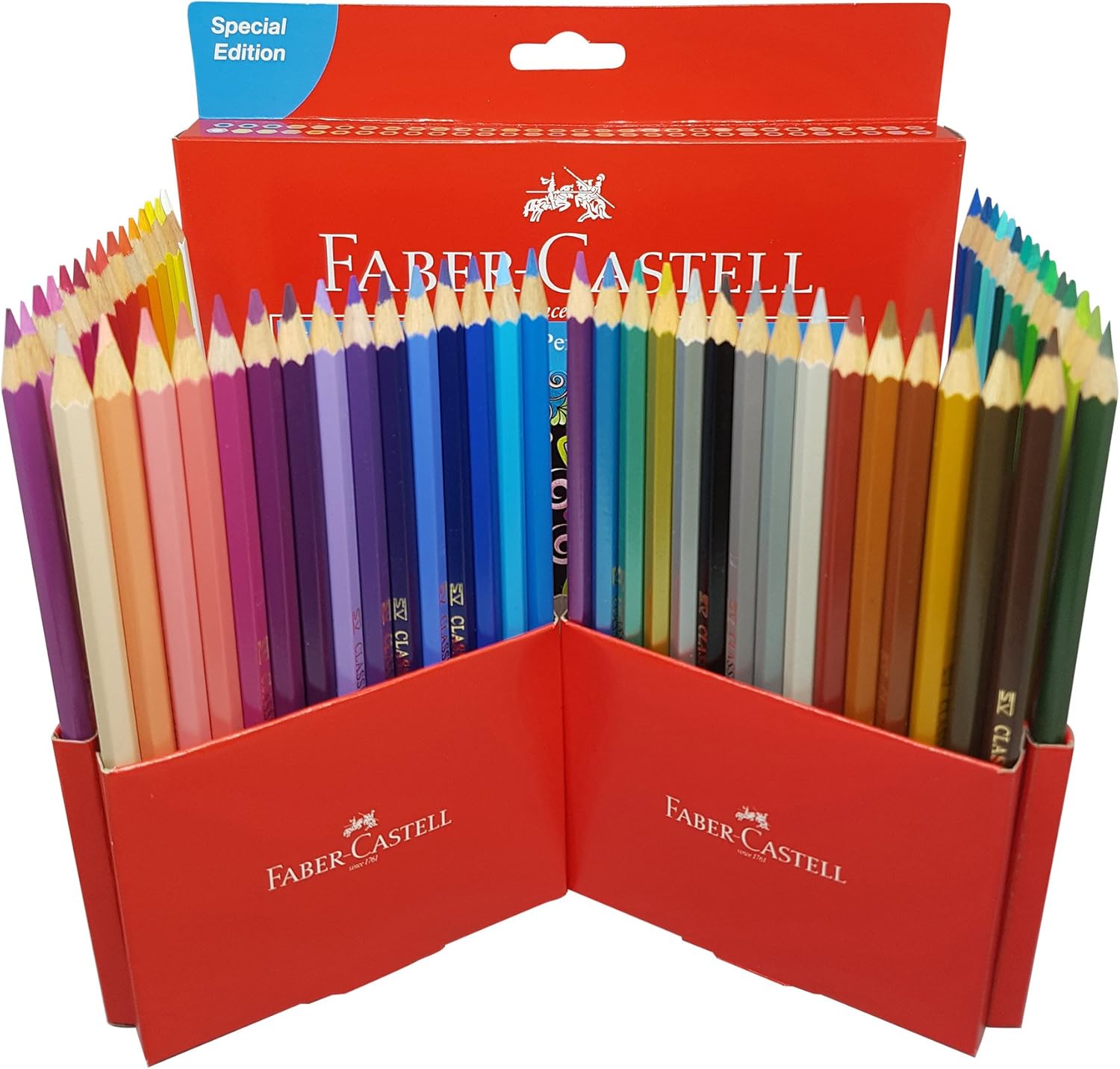Faber-Castell Colour Pencils – Artist Set with Hybrid Ink Base (Pack of 60)