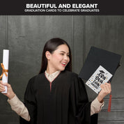 16-Pack Foiled, Glittery & Holographic Graduation Cards 2025 – 5x7in Cards with Envelopes & Stickers, 8 Elegant Designs