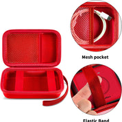 ANKHOH Travel Case for UCOMX, Iseyyox, LISEN, RTOPS 3-in-1 Wireless Charger – Foldable Magnetic Storage Bag, Red