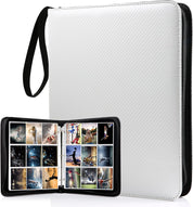 WOT I 900-Pocket Trading Card Binder – Zippered Card Holder Case with Double-Sided Sleeves