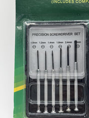 11 Piece Mini Precision Screwdriver Set – Chrome Finish, Ideal for Eyeglasses, Electronics, Jewelry
