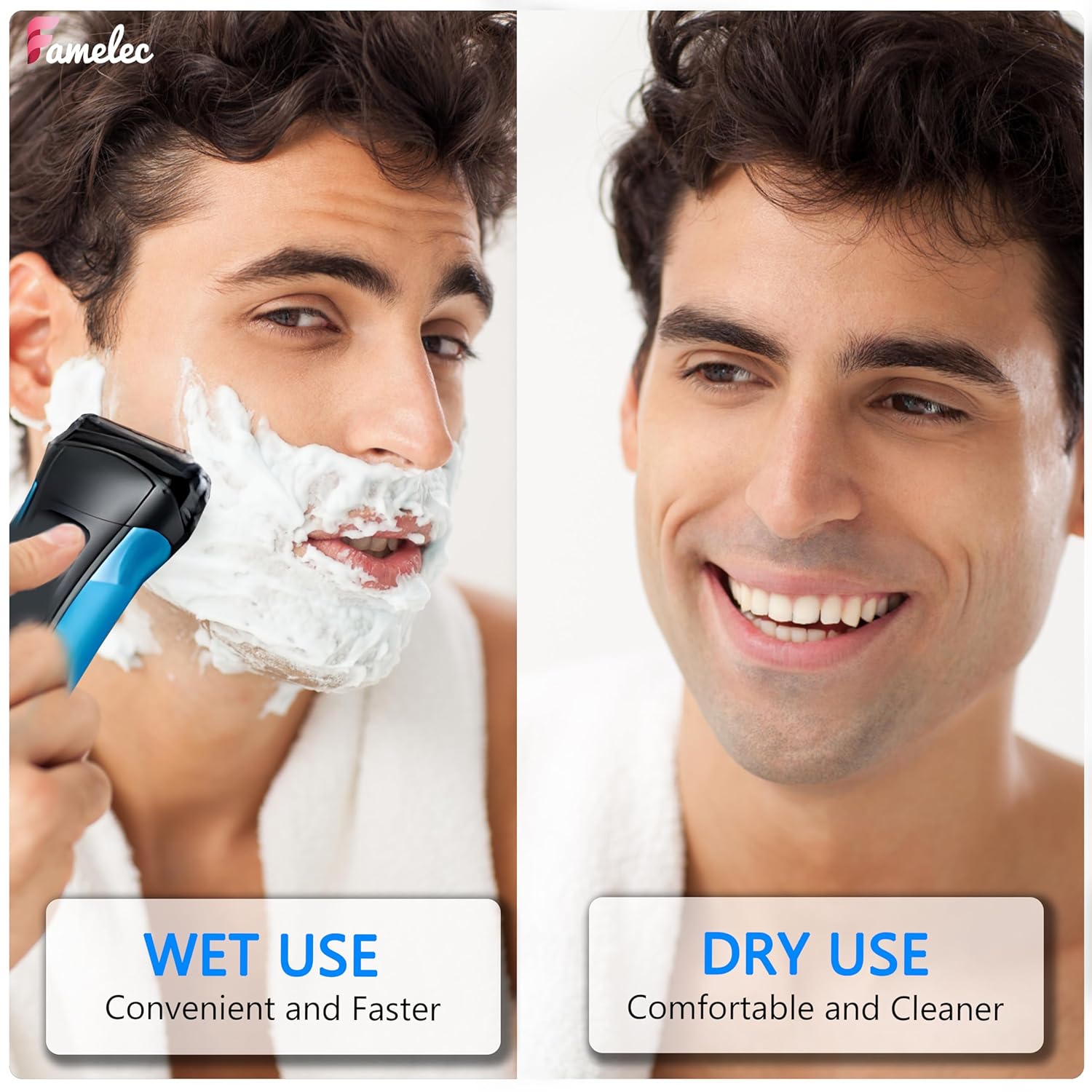 Head Shaver Replacement for Braun Series 3 – 32B Foil & Cutter, Waterproof, Compatible with Wet & Dry Electric Razors