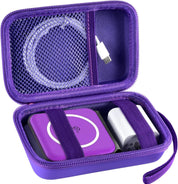 Travel Case for UCOMX/Nano/Iseyyox/LISEN/RTOPS 3-in-1 Wireless Charger – Foldable Magnetic Charging Station Storage Holder Bag – Purple (Box Only)