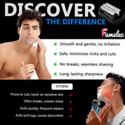 Head Shaver Replacement for Braun Series 3 – 32B Foil & Cutter, Waterproof, Compatible with Wet & Dry Electric Razors