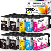 Miss Deer Maxify 1200 Ink Cartridges, Compatible for Canon 1200XL PGI 1200 XL, High Yield Work with Maxify MB2720 MB2120 MB2020 MB2050 MB2320 MB2350 M