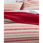 Martha Stewart Holiday Yarn-Dye Reversible Twin/Twin XL Quilt – Red