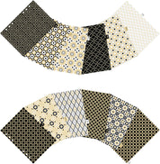 Discagenda 12-Month Durable Plastic Dividers – Moroccan Pattern – A5/Junior Size (5.8x8.3") – Ringbound Planner Organizer