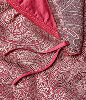 Hotel Collection Regal Paisley Duvet Cover, Burgundy - Size Queen