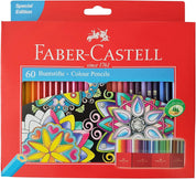 Faber-Castell Colour Pencils – Artist Set with Hybrid Ink Base (Pack of 60)