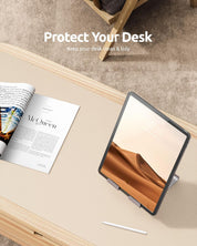 Leather Desk Pad Protector – Large PU Leather Desk Mat (23.6" x 13.8") – Waterproof, Non-Slip Writing Pad for Office & Home