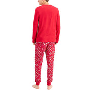 Family PJs Matching Men's Merry Christmas Pajama Set Red - Large