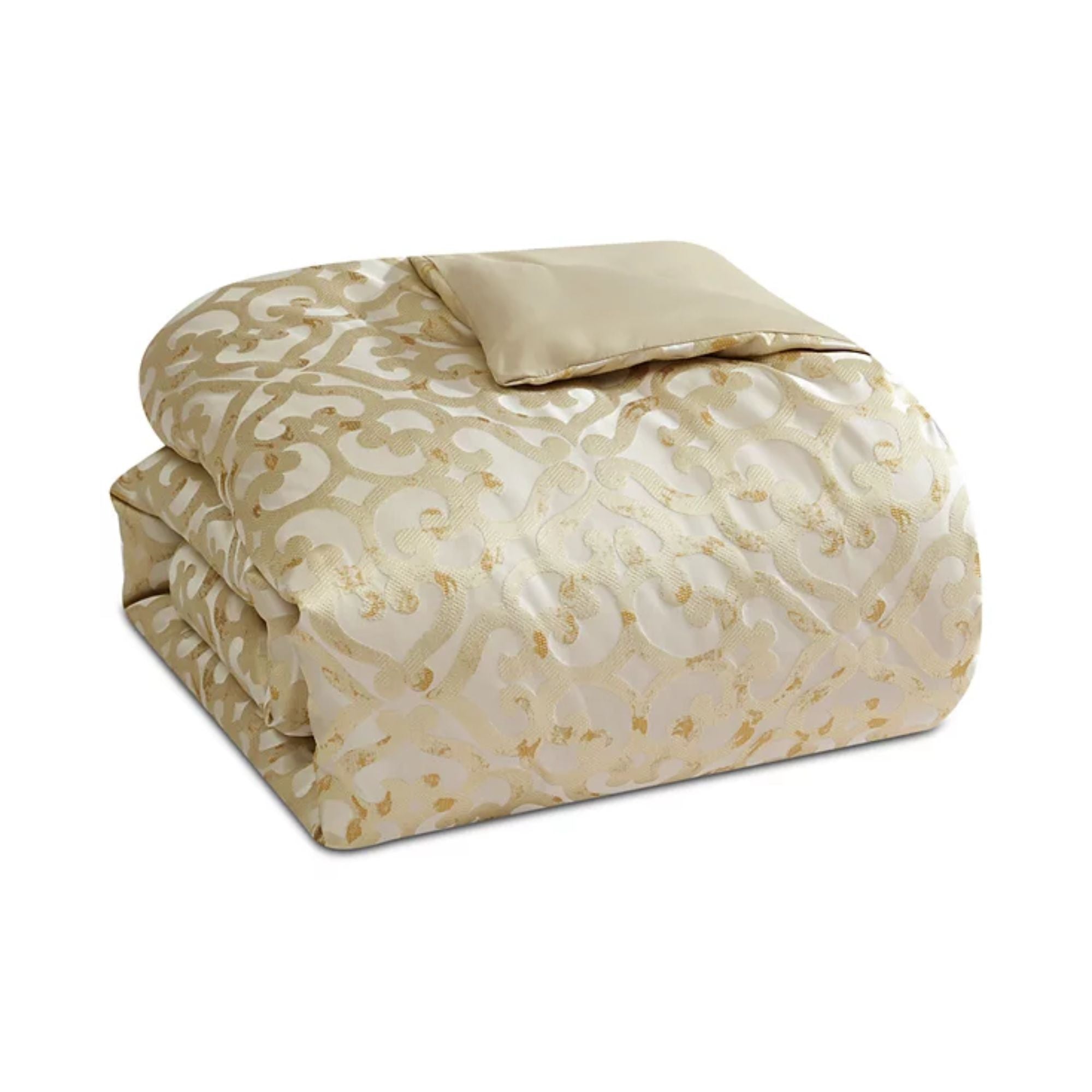 Hallmart Collectibles Caroline 14-Pc. Comforter Set, Queen - Gold