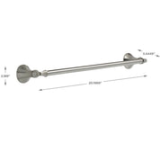 Faucet Mandara 24" Wall Mount Bathroom Towel Bar