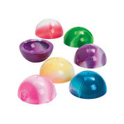 Large Marbleized Poppers – 12 Pack – Assorted Colors – Vinyl Party Toys by Discount School Supply