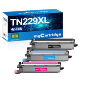 Compatible Toner Cartridge Replacement for Brother TN229XL – High Yield 3-Pack (Black, Cyan, Magenta) for HL-L3280CDW, MFC-L3780CDW, MFC-L3720CDW
