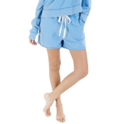 Jenni French Terry Pajama Shorts With Pockets And Drawstring, Marina Blue - XL
