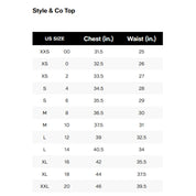 Style & Co Plus Size Petite Floral Printed Pintuck Pleated Top – Shannon Dusk, Petite XL