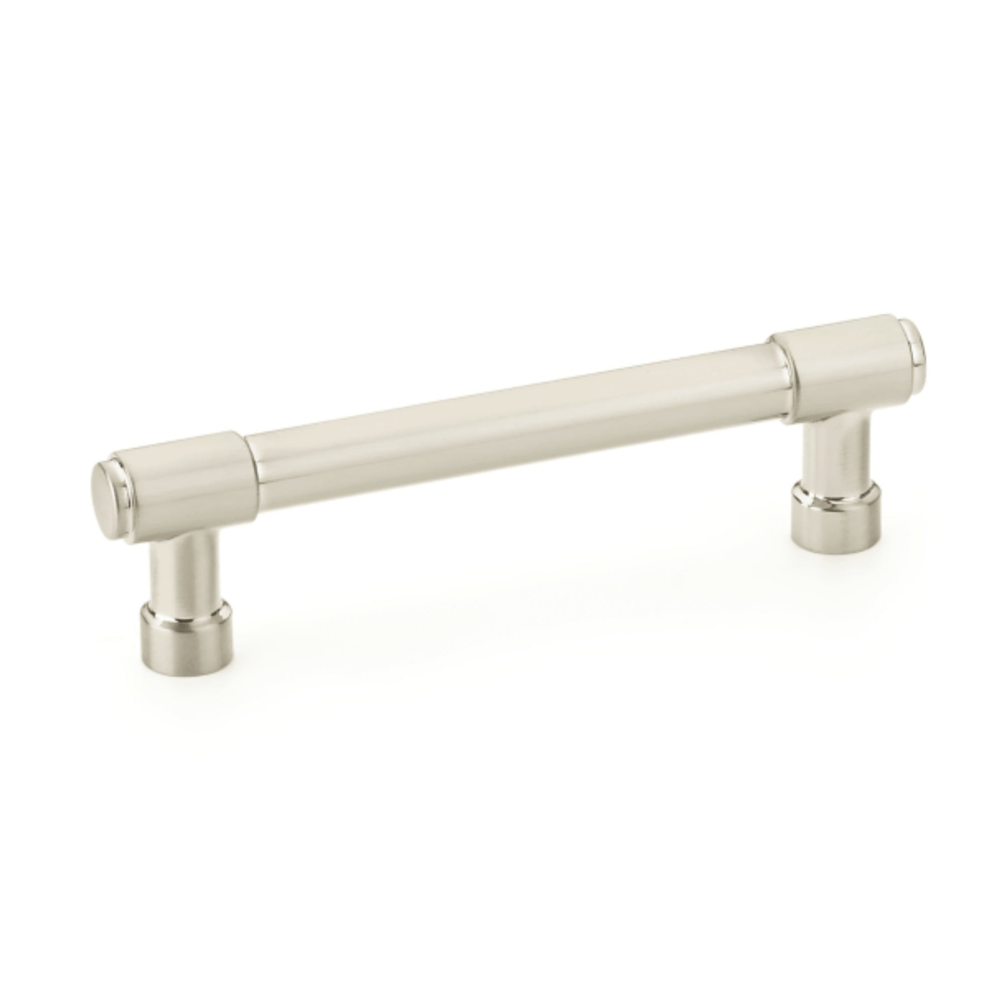 Emtek Jasper 4" Center-to-Center Bar Cabinet Pull – Satin Nickel – Industrial Modern Collection