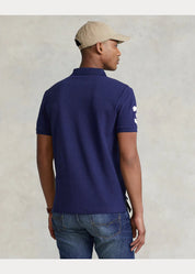 Polo Ralph Lauren Men's Slim Fit Big Pony Polo Shirt, Blue - Small