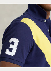 Polo Ralph Lauren Men's Slim Fit Big Pony Polo Shirt, Blue - Small