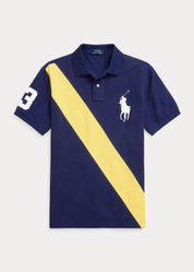 Polo Ralph Lauren Men's Slim Fit Big Pony Polo Shirt, Blue - Small