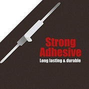 OLYMPX 100-Pack Self-Adhesive Prong Fasteners – 1" Capacity with 2.75" Base – Alloy Steel Paper Fastener Clips for File Folders – Silver