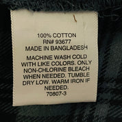 Arizona Women's Juniors Plaid Cropped Long Sleeve Button Down Top – Gray, Large