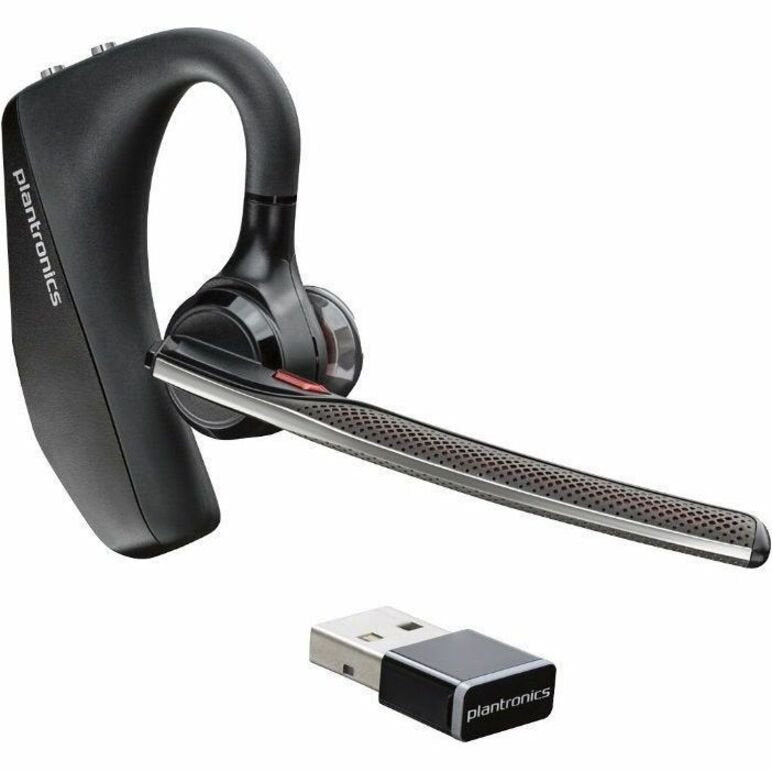 Plantronics by Poly Voyager 5200 UC Wireless Bluetooth Headset with Charging Case – Noise-Canceling, Single-Ear, Voice Control