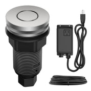 Garbage Disposal Air Switch Kit with Accessories in Spot-Free Stainless Steel