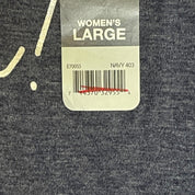 2Pc Ellen DeGeneres Womens Polar Bear PJ Pajama Set Elastic Waist, Blue - Large