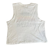 Forever 21 Rainbow Retro Nature Vibes Sleeveless Shirt, White - Medium