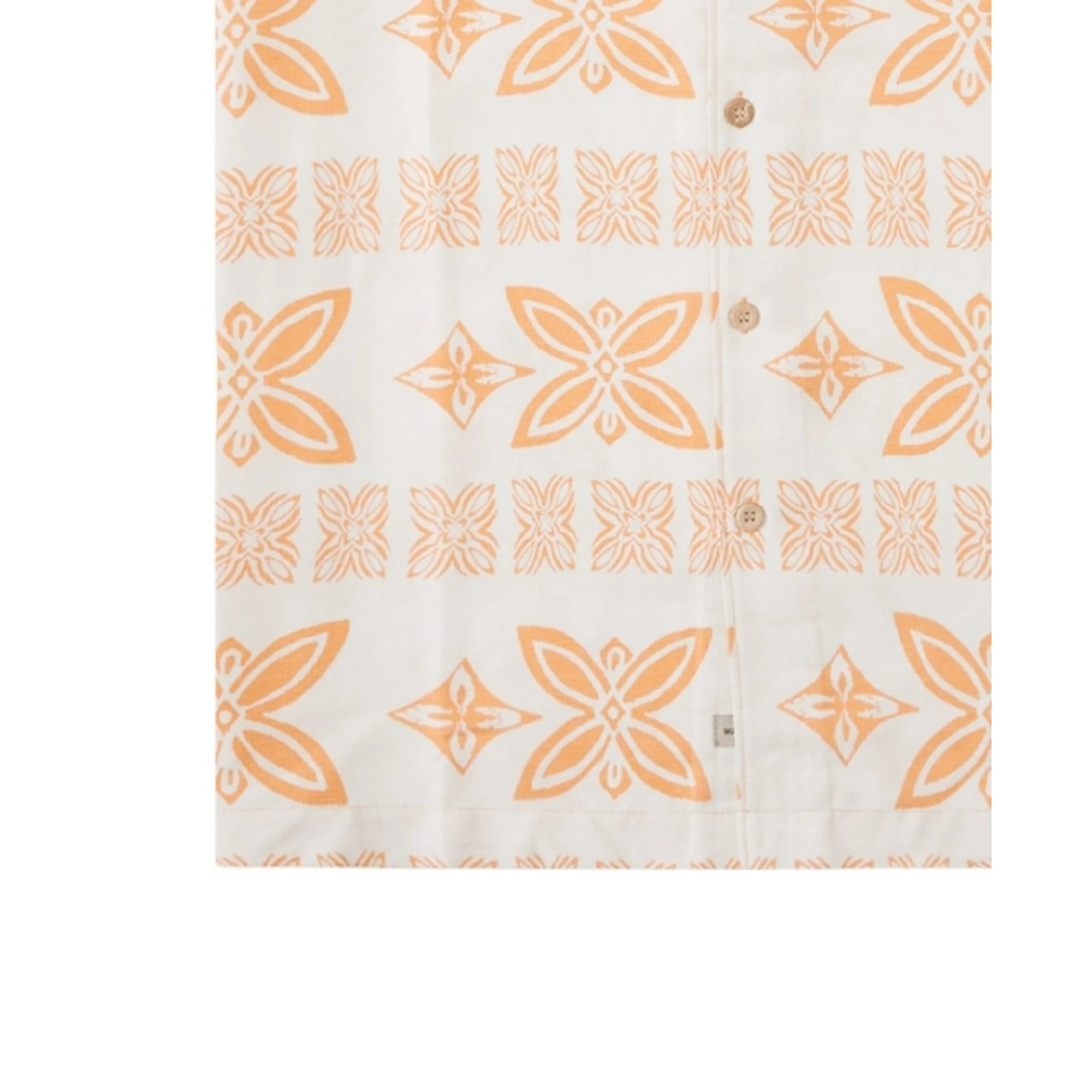 Quiksilver Men's Haunanuma Bay Woven Shirt Canteloupe Dogpatch, Orange