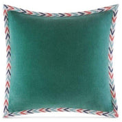Martha Stewart Square Aqua Decorative Pillow - Size 18" x 18"