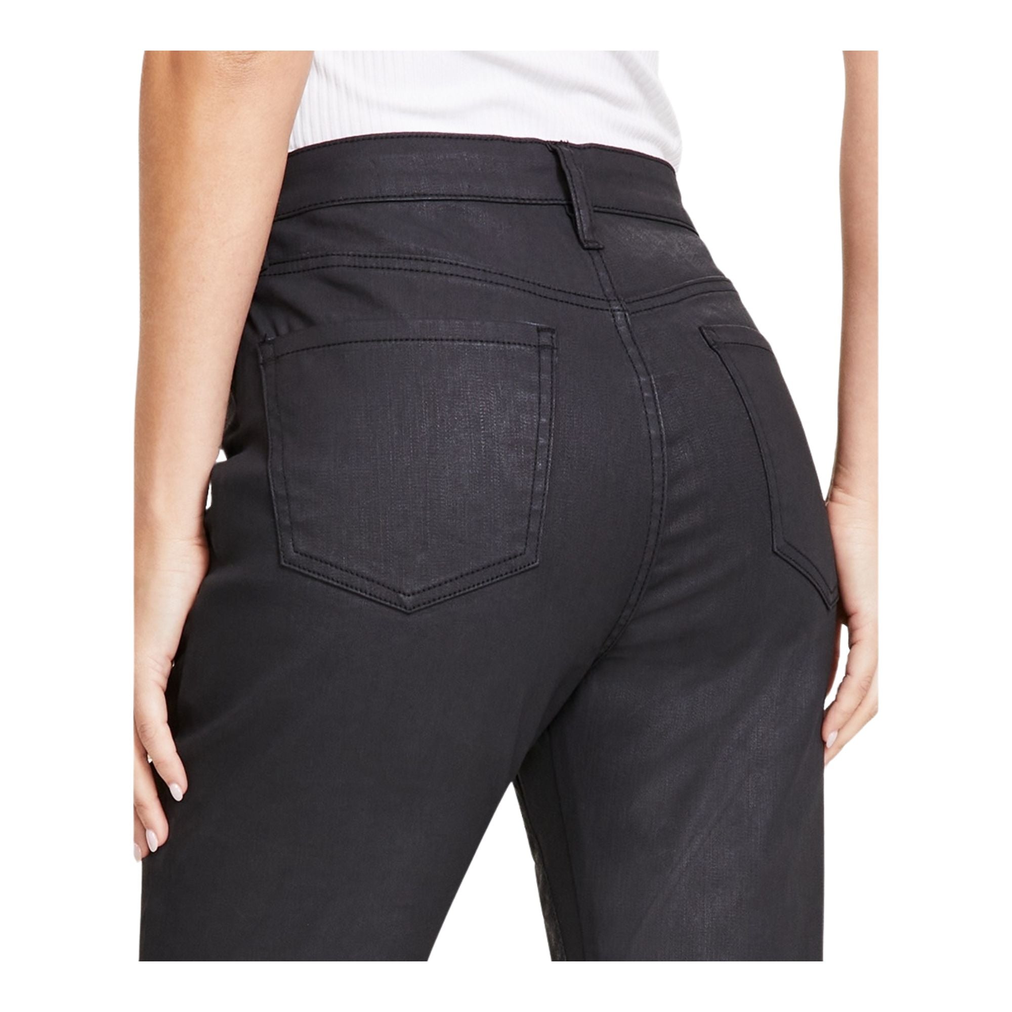 I.N.C. International Concepts Women's Jeans Bundle – 2-Pack – Size 4 – Bootcut Chicory Coffee & Black Coated Flare