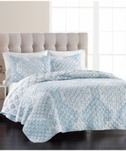 Martha Stewart Medallion Matelasse Pillow Shams - Standard Size