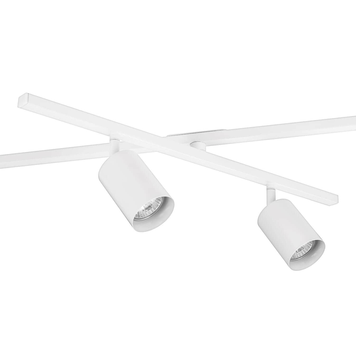 Globe Electric 6 Ft Track Lighting Kit – White – Dimmable