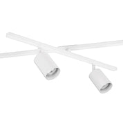 Globe Electric 6 Ft Track Lighting Kit – White – Dimmable