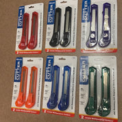 Wholesale Box Cutter Lot – 12 Jumbo Snap-Off Utility Knives – 18mm Blades, Contoured Grip