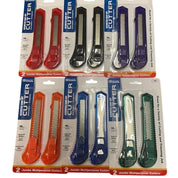 Wholesale Box Cutter Lot – 12 Jumbo Snap-Off Utility Knives – 18mm Blades, Contoured Grip