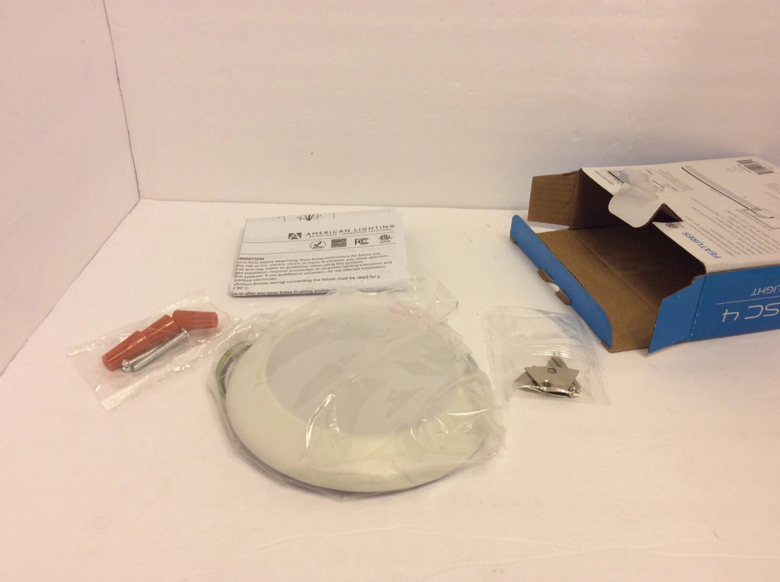 American Lighting QD4-3CCT-WH Quick Disc 4" Light – Dimmable, Energy Saving