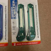 Wholesale Box Cutter Lot – 12 Jumbo Snap-Off Utility Knives – 18mm Blades, Contoured Grip