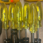 28-Piece Wholesale Tool Lot – Box Cutters, Wire Cutters, Measuring Tapes, Phillips Screwdrivers, Needle Nose Pliers