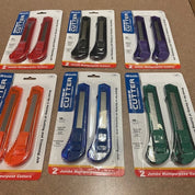 Wholesale Box Cutter Lot – 12 Jumbo Snap-Off Utility Knives – 18mm Blades, Contoured Grip