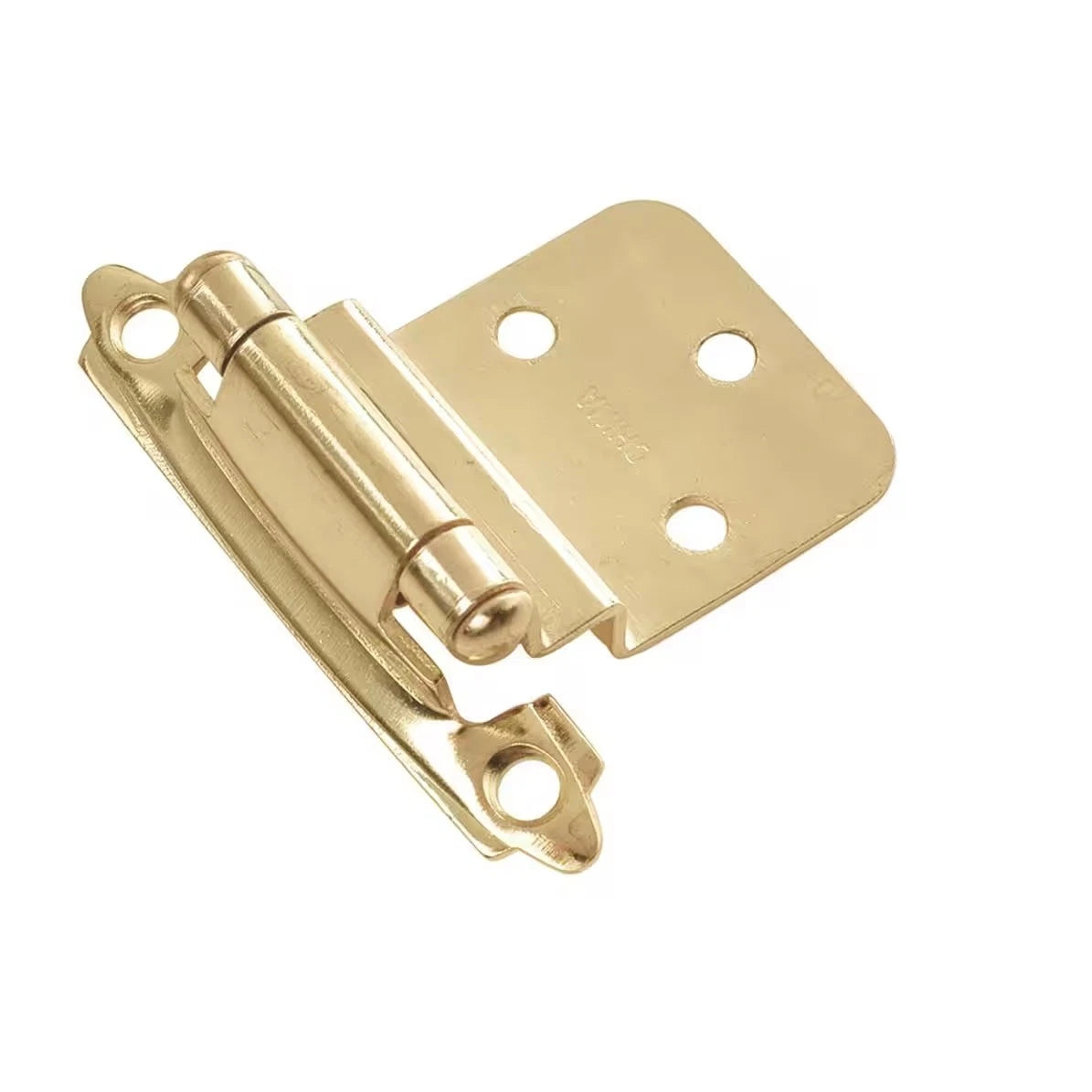 Cabinet Door Hinge Partial Inset Hickory Hardware Lot Of 35 Pairs Polished Brass