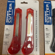Wholesale Box Cutter Lot – 12 Jumbo Snap-Off Utility Knives – 18mm Blades, Contoured Grip